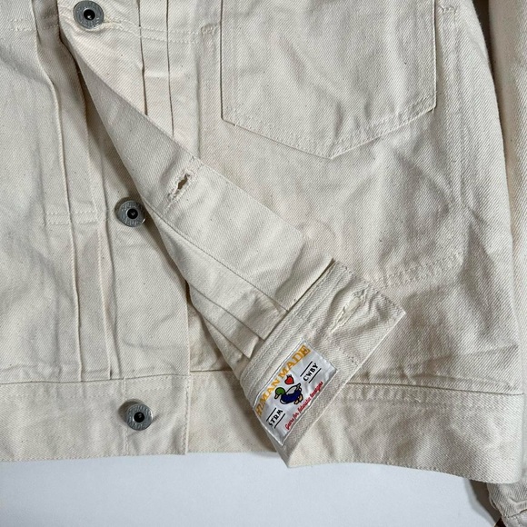 Human Made Natural Denim Work Jacket Size Large - Picture 4 of 6